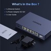 UGREEN 2.5Gbps Network Switch, 5 x 2.5Gbps Base-T& 1 x