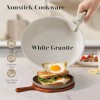 ANTONIA Set of 12 Beige Pot Pan Set Nonstick Kitchen