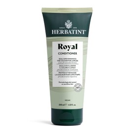 HERBATINT Acondicionador ROYAL - 200 ml - Acondicionador Regenerante específico para Cabello Teñido - Exclusiva formulación con pH Ácido y Aloe Vera Orgánico, 96% de Ingredientes Naturales - Vegano.