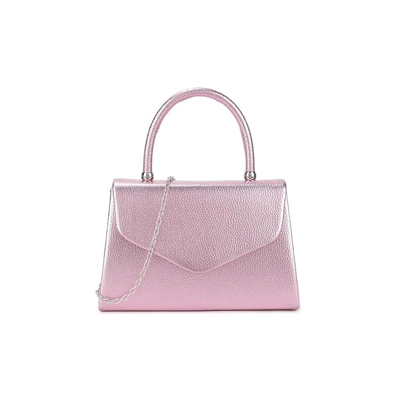 Faux Leather Plain Tote Style Top Handle Bridal Prom Wedding