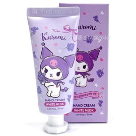 Sanrio Kuromi Hand Cream 30ml White Musk Scent / 산리오 쿠로미 핸드크림 30ml 화이트머스크향
