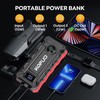 KOPUO Portable Car Battery Jump Starter 5000A Jump Box(2.38gal Gas/2.11gal