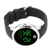 Men Digital Watch Round Color Screen Waterproof Backlit Ultra Thin