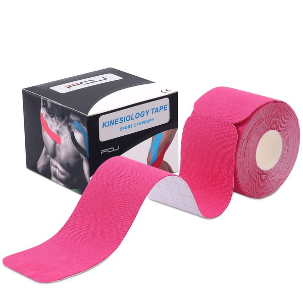 Pre-cut Taping Tape, 1 Roll Kinesiology Tape, Supports Muscles and