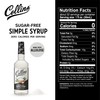 Collins Sugar Free Simple Syrup For Drinks, Sugar Free Coffee