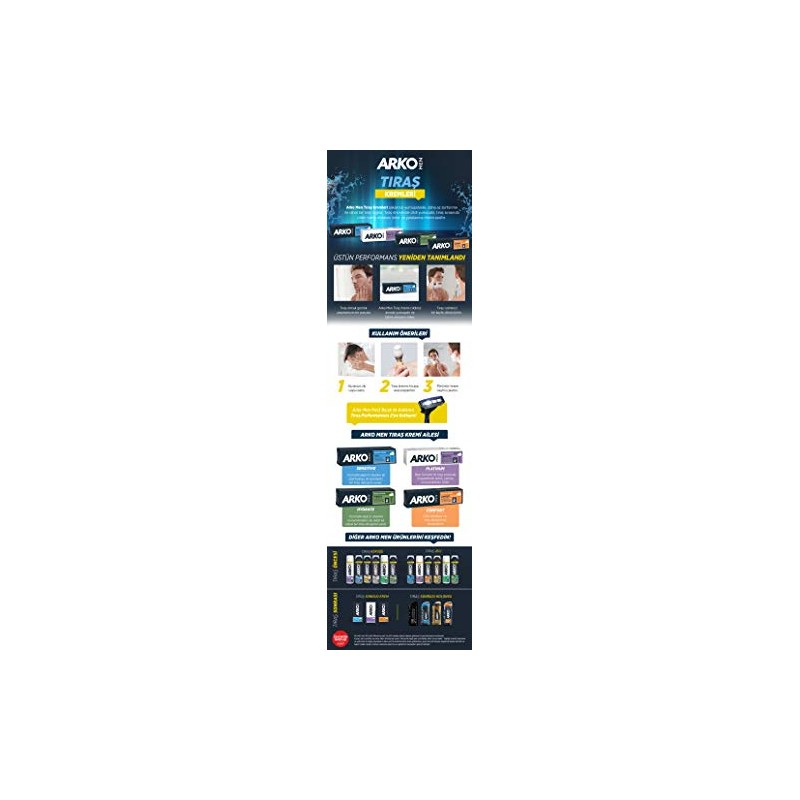 Arko 100g Shaving Cream Extra Sensitive