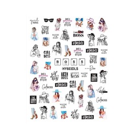 Generic Fashion Accessories Nail Sticker Life Perfume Handbag High Heel Flower Decals Hy603Dls Nail Wraps Stickers Manicure Supplies for Women Nails Full Long Lasting Easy Apply and Remove