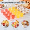 AOZITA 160 Pack 3 oz Clear Plastic Mouthwash Cups -