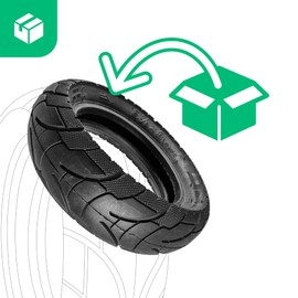 MOOVMOOV Inflatable Tyre 8 1/2 x 3 - Inner Tube Not Included | = 8.5x3.0 | For VSett 8, VSett 9, VSett 9+, and 8.5-inch wheels (134 mm rim) | Nylon Tube Type