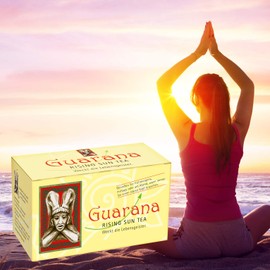 BADERs Guarana RISING SUN TEA aus der Apotheke. Schwarzer Tee mit Guarana. 20 Filterbeutel. PZN 0314597