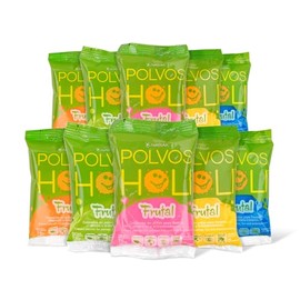 NABIAK | Holi Polvos Holi Frutal Paquete 10 Bolsas de 75 g con Aroma Biodegradable para Fiestas sesiones de Fotos o Manualidades Colores Varios