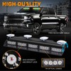 XRIDONSEN 2x 17 inch Amber Green Emergency Lights for Trucks