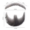 Barba Falsa Realista De Cabello Humano Para Fiesta