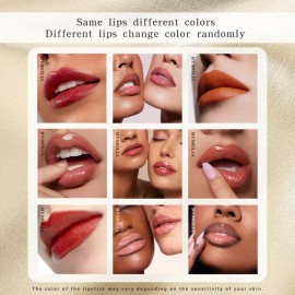 BYMOLIA Transferproof Color-Changing Lipstick – Long-Lasting, Moisturizing, Temperature-Sensitive Lip Color, 3.7g