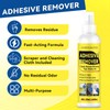 Tiepetly Adhesive Remover Spray 4.06oz, Sticker Remover with Plastic Scraper