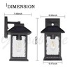 Solar Wall Lanterns Outdoor Motion Sensor, Solar Powered Porch Light