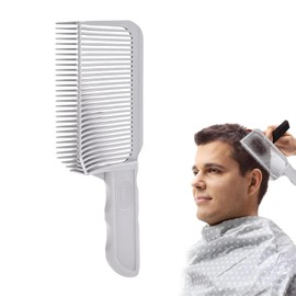 Coollooda Professional Barber Cutting Comb Professional Barber Fade Comb Styling Fade Comb Hairdresser Luxury Cut Comb Curve Positioning Comb for Men Hair Cutting Antistatic Barber Shop Supplies Salon