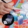 64 Gird Diamond Painting Container Clear Plastic Cross Stitch Hand‑Made