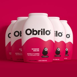 Liquid Enhancer Water Flavoring Drops - Drink Mix, Sugar-Free, Zero Calorie, Dye-Free, Naturally Flavored, 5 Bottles 2.0 fl oz, Makes 150 drinks (Wonder Melon)