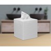 Monarch Abode Tissue Box Cover, Hand Hammered, Metal, Square Tissue