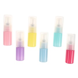 Beavorty 6pcs Refillable Travel Pump Bottles Leak Airtight Lotion Dispensers for Skincare Haircare Makeup Compact Airline Friendly with Bright Color Coding Portable Containers for