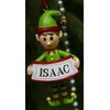 Boxer Gifts Isaac Elf Christmas Tree Decoration | Xmas Bauble