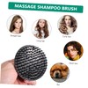 OHPHCALL Scalp Exfoliator Brush Shampoo Brush Scalp Massager for Dandruff