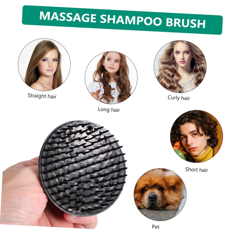 OHPHCALL Scalp Exfoliator Brush Shampoo Brush Scalp Massager for Dandruff