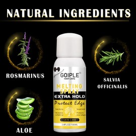 Lace Melting and Holding Spray Glue-Less Hair Adhesive for Wigs, Lace Bond Adhesive for Closure Wigs and Front Extensions, Strong Natural Finishing Hold with Control