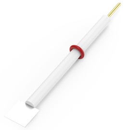 Labasics Platinum Sheet Electrode, Electrolytic Cell Electrode with Purity 99.99% Pt Plate Electrode 15x15x0.1mm and PTFE Body