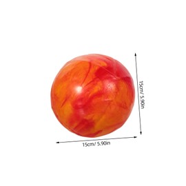 FRCOLOR 4pcs Inflatable Stretch Balls Colorful Cloud Beach Balls for Safe Material for Random Colors for Family Fun and Encouraging Exploration Random Color