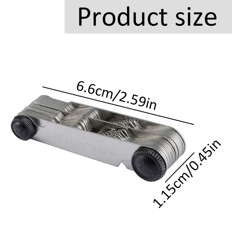 GroveEss Stainless Steel Thread Screw Pitch,60 and 55 Degree Screw