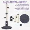 Woochpet 33'' Tall Cat Scratching Post for Adults Cats, Sturdy