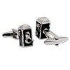 3D Vintage 2 Holes Box Camera Cuff Links Film Photography