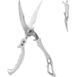 Unbranded Sharp Stainless Steel Scissors – Ideal for Kitchen Use
