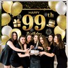 99th Happy Birthday Banner IMISI Birthday Decorations Birthday Backdrop Decorations