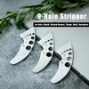 Herb Stripper 9 Holes, Stainless Steel Kitchen Herb Stripping Tool