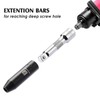MIXPOWER 9-Piece Extension Bar Set, 1/4", 3/8" and 1/2" Drive