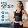 EMS Abdominal Muscle Stimulator Belt for Fitness Support – USB