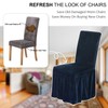 NICEEC Spandex Chair Covers for Dining Chairs Covers Set of