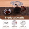 2 Pcs Tea Strainer with Bowl, Stainless Steel Tea Strainer,