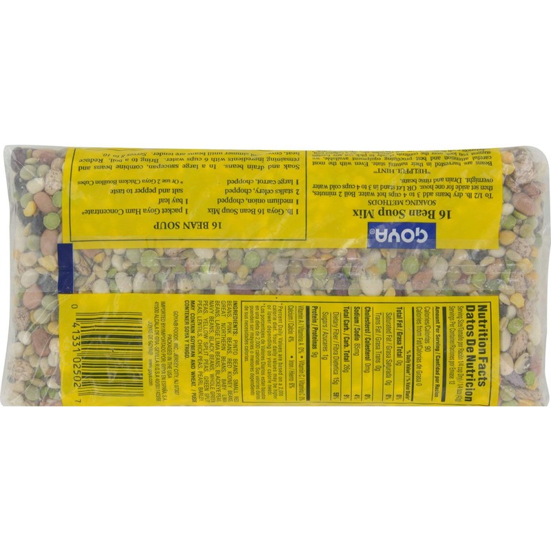Goya 16 Bean Soup Mix No. 1 Grade, 14 oz,