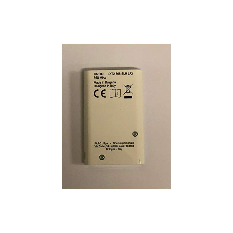 Faac XT2 868SLHLR 2-Channel Remote Control 868 MHz (cannot guarantee