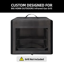 Grill Cover for Big Horn Outdoors Infrared Gas Grill 16 inch, Cover Only