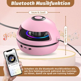 Charmofun Electronic Skipping Rope, Bluetooth Smart Jump Rope Machine, Intelligent Automatic Skipping Rope Machine with LED Display Counter, Electric Rotating Workout Skipping Rope