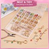 Sopito 598 Pcs Lip Gloss Keychain Making Kit, DIY Keychain