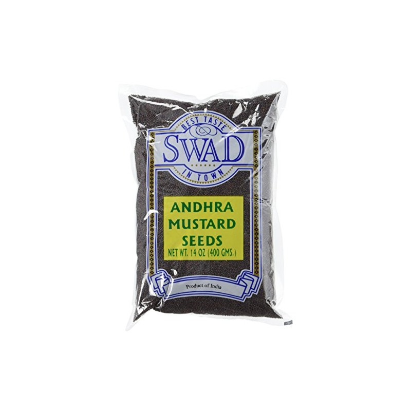 Great Bazaar Swad Andhra Mustard Seed, 14 Ounce