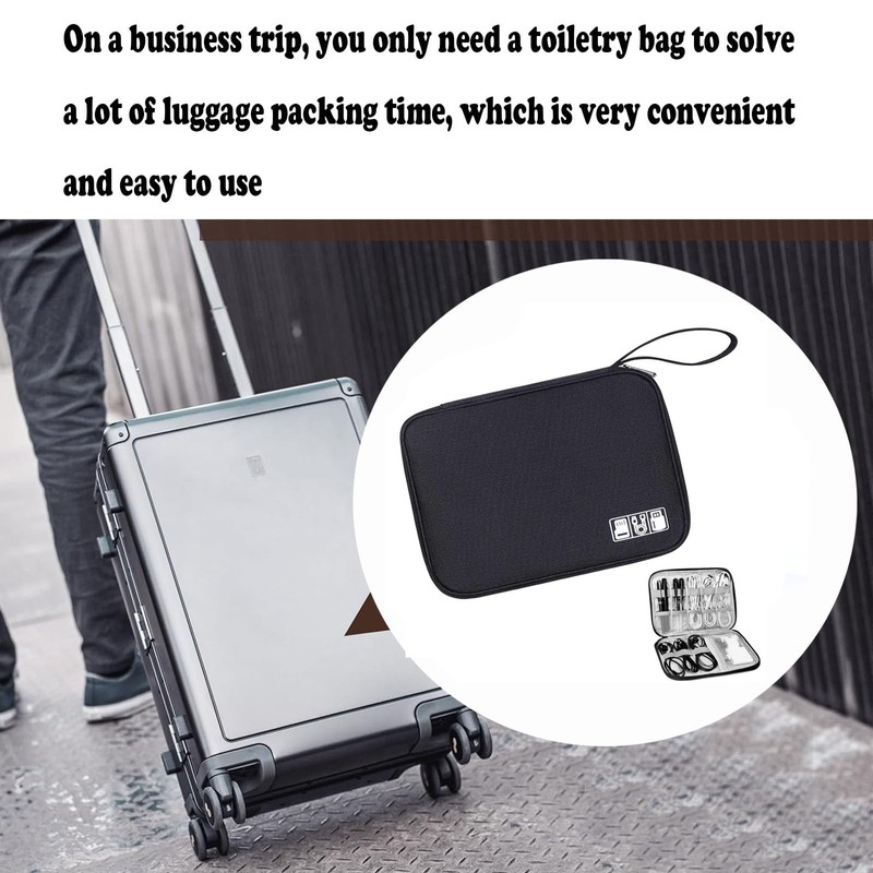 JNGTKL Electronics Travel Organizer, 1 Pcs Portable Travel Essentials, Fashionable