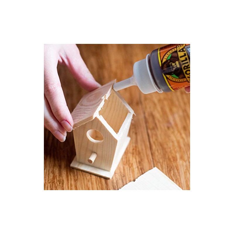 Gorilla Pegamento original Gorilla Glue, pegamento de poliuretano impermeable, botella