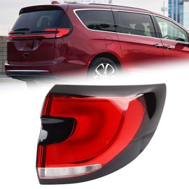 KAMDKI RH LED Tail light Assembly Fit for 2021 2022 2023 2024 2025 Chrysler Pacifica Outer Rear Lamp Assy Outer Brake Lamp Right Passenger Side With Bulbs CH2805122 68424932AB 68424932AC